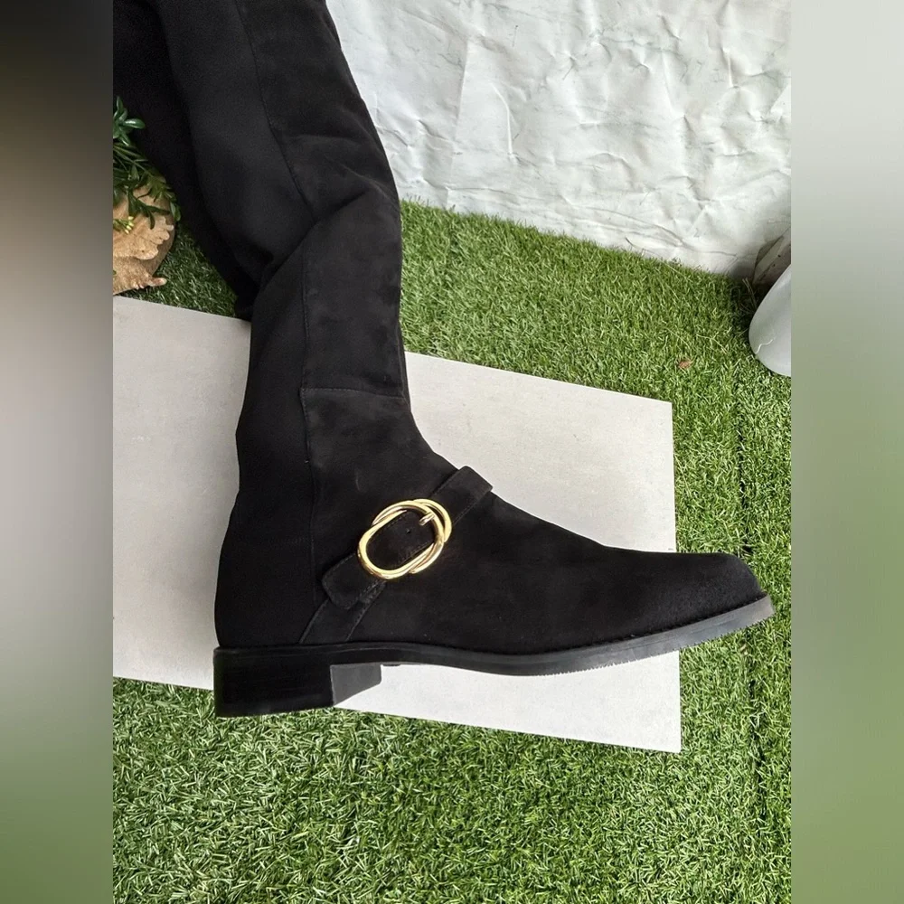 Stuart Weitzman Boots & Booties / Knee-High black SIELLA women Sz 11 NEW